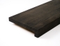 Preview: Windowsill Renovation Step Oak Select Natur A/B 26 mm, finger joint lamella, black oiled, with overhang